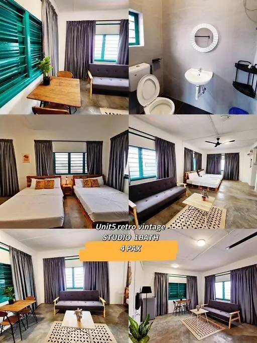شقة Ipoh Town Centre-Retro 4Pax
